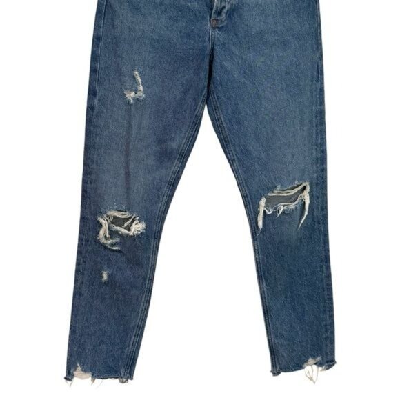 Agolde Jamie Feel Good Relaxed High Rise Crop Jeans Capsule Comfort Coastal 25 - Picture 4 of 11